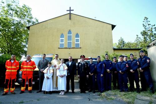 Hálaadó szentmise a mentőkért és a tűzoltókért Móravároson