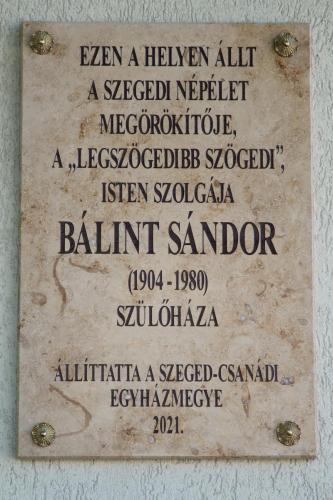 Így emlékeztek Bálint Sándorra Szegeden